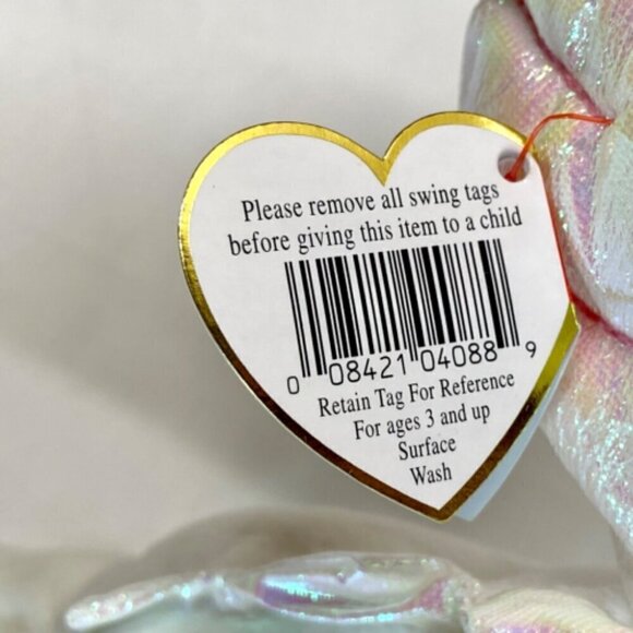 Ty Beanie Babies Extremely Rare *1995 Magic The Dragon *PVC *Tag Errors *Mint - Picture 7 of 10